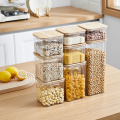 S/8 Food Storage containers with Bamboo Lid