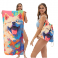 2 in 1 Beach Towel Backpack